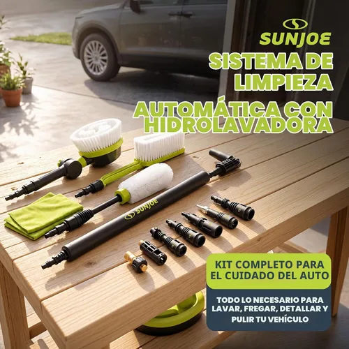 Vista 2 de Sun Joe Kit de limpieza automática para lavadoras a presión de hasta 3500