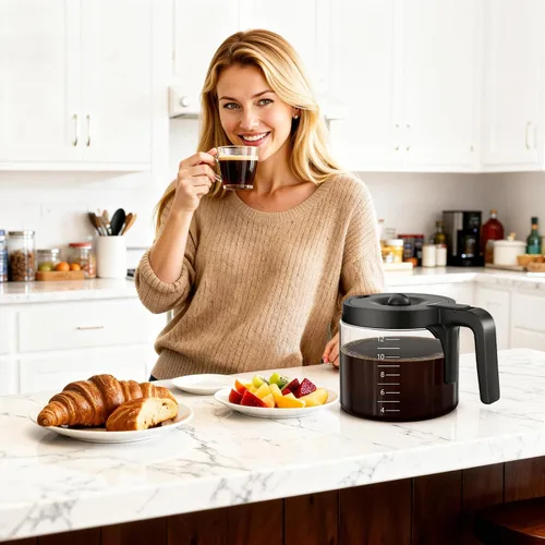 Vista 7 de Repuesto de cafetera de 12 tazas solo compatible con cafetera Keurig K-DUO 5100, repuesto de jarra para K-DUO 5100, duradera y confiable