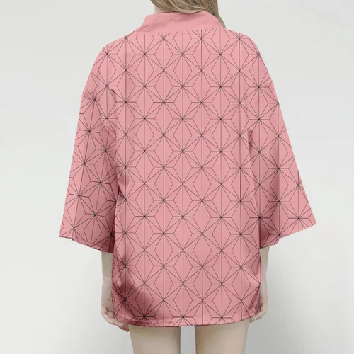 Vista 2 de Demon Anime Cosplay - Chaqueta larga con frente abierto