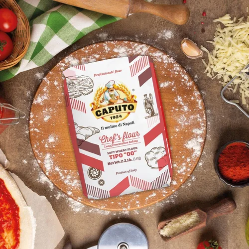 Vista 9 de Antimo Caputo "00" Chefs Harina 1 kg (2.2 libras) bolsas pack de 4