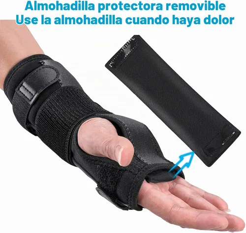Vista 2 de Muñequera para túnel carpiano, soportes para manos y muñecas y férulas para aliviar el dolor Wrist Brace Night Support For Women Men, Wrist