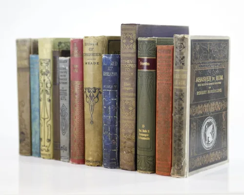 Vista 4 de Libros para decoración- Acentos decorativos para el hogar y la oficina, estilo antiguo (antiguo)
