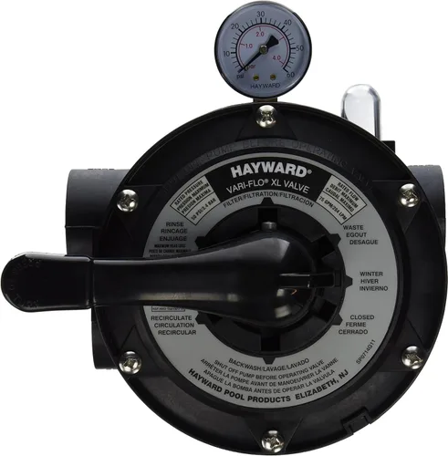 Vista 2 de Hayward Pro Series Vari-Flo Válvula de control de montaje superior, negro, Negro