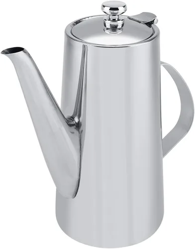 Vista 8 de Hervidor de acero inoxidable, 2L de acero inoxidable espesado, elegante tetera para té, café, agua para el hogar, restaurante #2