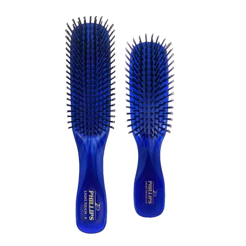 Vista 17 de Phillips Brush Cepillo de pelo Emerald Light Touch 6-P - Parte de la colección de gemas (tamaño pequeño)