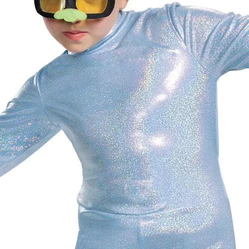 Vista 4 de Disfraz de diamante pequeño, Trolls World Tour Tiny Diamond Troll disfraz para niños con tocado