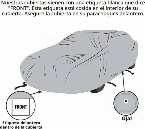 Vista 6 de Cubierta de coche de 5 capas para GMC Yukon SUV de 4 puertas 2015-2021 Chevy Tahoe semipersonalizada de cobertura completa resistente para todo tipo