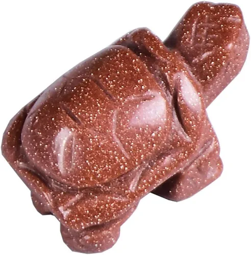 Vista 11 de Figura de tortuga de cristal, estatua de bolsillo de tortuga, tamaño pequeño