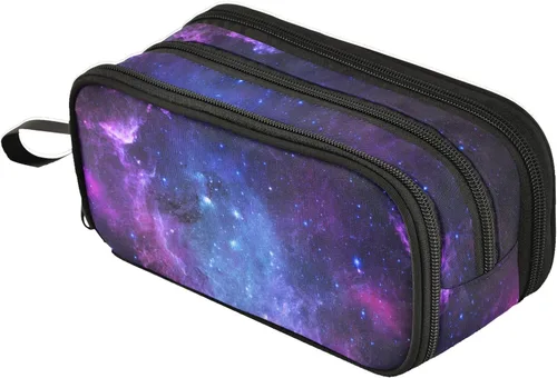 Vista 33 de Fustylead Alice - Estuche de ajedrez para lápices con cremallera, bolsa de maquillaje, bolsa de cosméticos, bolsa de viaje multiusos, caja