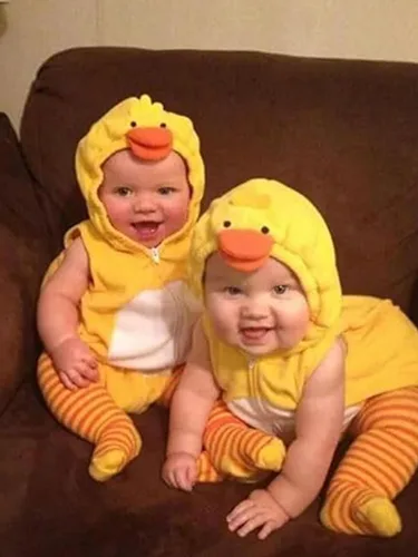 Vista 6 de Disfraz de Halloween con capucha para bebé pequeño, con cremallera de pato, aguacate, sin mangas, con medias, 2 piezas, trajes de cosplay Amarillo