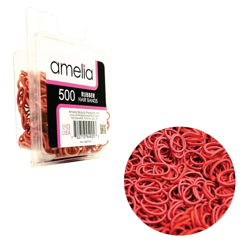 Vista 14 de 500 unidades de gomitas en contenedor de rejillas para colas de caballo y trenzas., Negro