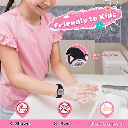 Vista 7 de BEN NEVIS Kids Watch, Digital Watch for Boys Girls, Sport Watch with Fitness Tracker, Alarm Clock, Stopwatch, No App and Waterproof, Watch for Kids