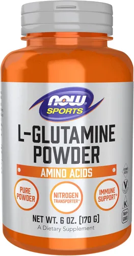 Vista 7 de NOW Foods Sports Nutrition, L-glutamina en polvo puro, transportador de nitrógeno*, aminoácido, 1 libra