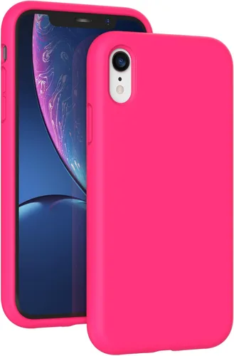 Vista 8 de Compatible with iPhone XR Case, Drop Protection Liquid Silicone Gel Rubber Full Body Bumper Cover with Soft Microfiber Shockproof Phone Case for