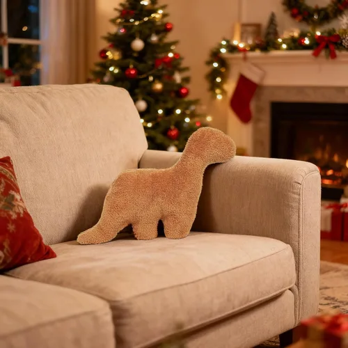 Vista 7 de Isaacalyx Almohada de pepita de dinosaurio, almohada suave de 16 pulgadas para regalos de cumpleaños, decoraciones de fiesta temática de dinosaurios