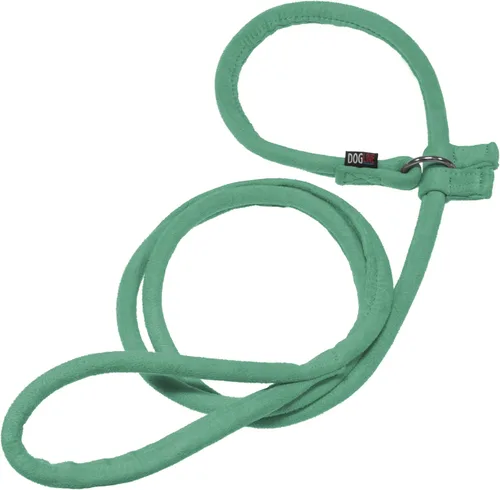 Vista 4 de Dogline Correa redonda de microfibra suave y acolchada para perros, verde (W1/3 pulgadas de largo 60)