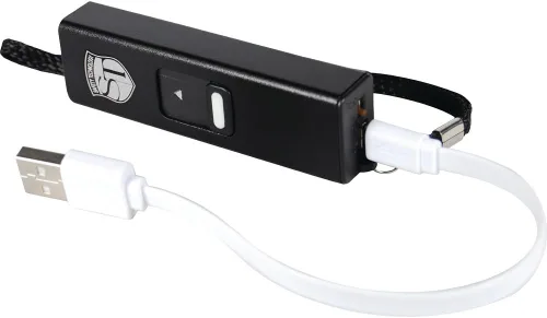 Vista 5 de Slider 3 Millones de Voltios Mini Stun Gun Linterna Negro