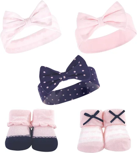 Vista 16 de Hudson Baby Conjunto de regalo de diadema y calcetines para niña
