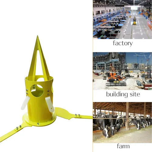 Vista 5 de Dispensador de bolsas grandes para almacén granja casa (amarillo)