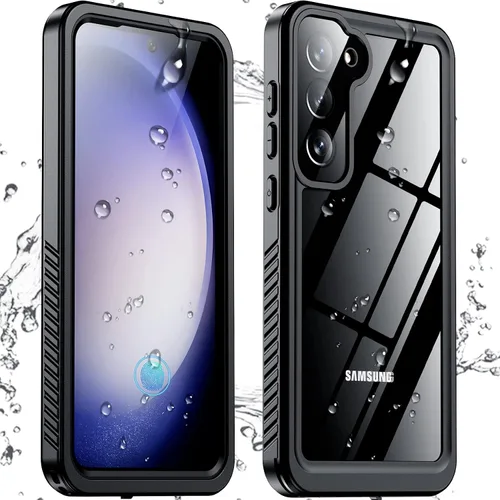 Vista 8 de Funda para Samsung Galaxy S23, lente y protector de pantalla incorporados a prueba de agua, cuerpo completo a prueba de golpes, a prueba de caídas