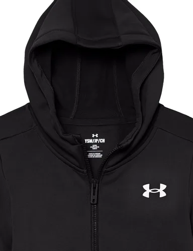 Vista 3 de Under Armour Sudadera con capucha de forro polar con cremallera completa para niñas