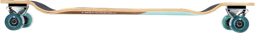 Vista 5 de Retrospec Tidal Drop Down Longboard - 41" Extra Wide Stable Deck, 9-Ply Canadian Maple, ABEC-9 Bearings, 85A PU Wheels, Reverse Kingpin Trucks for
