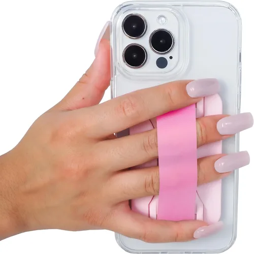 Vista 30 de LoveHandle PRO Compatible con MagSafe Agarre Magnético para Teléfono con Soporte - Montar, Correa y Soporte para Smartphone y Tableta - Anillo