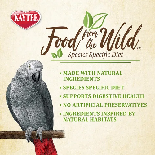 Vista 4 de Kaytee Food de The Wild Natural Pet Parrot Food, 2.5 libras