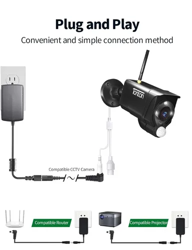 Vista 4 de Tonton Cable de extensión de alimentación de CC 1M 3.3FT 0.217 in x 0.083 in 5521 90 grados de ángulo recto hembra a CC macho Cable adaptador