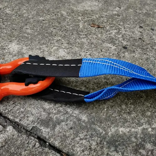 Vista 4 de HFS (R) Blue Tree Saver, correa de cabrestante, correa de remolque, capacidad de 30,000 libras (3 x 8 pies)