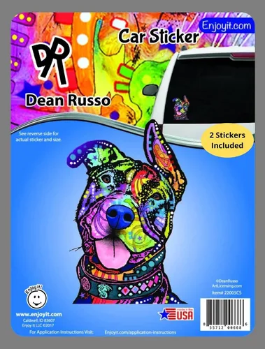 Vista 2 de Enjoy It Dean Russo Pit Bull - Calcomanías de vinilo para automóviles