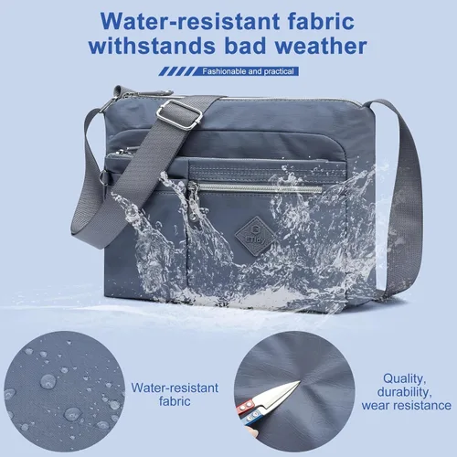 Vista 4 de ETidy Medium Crossbody Bag For Women Waterproof Lightweight Casual Shoulder Handbag Purse