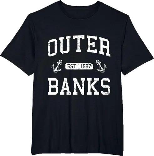 Vista 14 de Out-Banks NC North Carolina - Camiseta