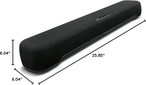Vista 10 de Yamaha - Barra de sonido SR-C20A con subwoofer incorporado y Bluetooth - Negro (renovado)
