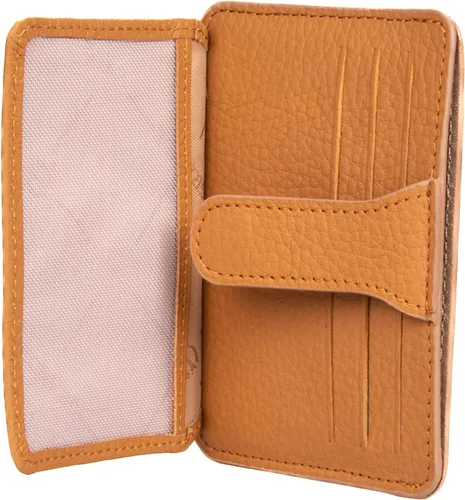 Vista 3 de Grande -3607 Estuches para tarjetas, Camello, Minimalista