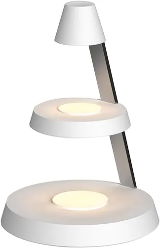 Vista 8 de Cargador inalámbrico magnético 3 en 1 torre vertical de doble capa luz nocturna de alta potencia conveniente compatible con teléfonos