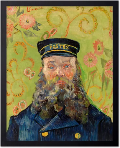 Vista 94 de Poster Master Póster clásico de Van Gogh, impresión impresionista vintage, regalo para artista, pintor, autorretrato, sombrero de paja, dibujo
