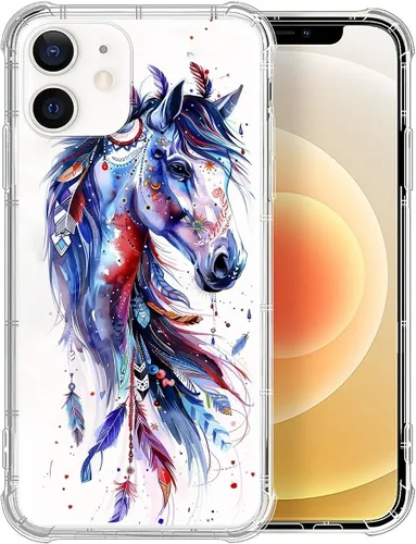 Vista 116 de CARLOCA Funda compatible con iPhone 7 Plus para niña, transparente con increíble diseño de nebulosa espacial, diseño de plástico a prueba de golpes