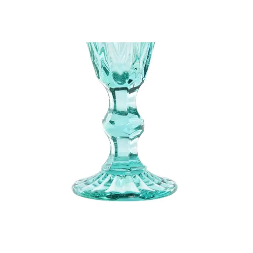 Vista 4 de Copa DKD Home Decor Turquesa Cristal 150 ml