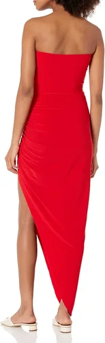 Vista 2 de Norma Kamali Women's Strapless Side Drape Gown