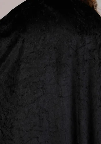 Vista 4 de Capa con Capucha Negra de Terciopelo para Niños Multicolor