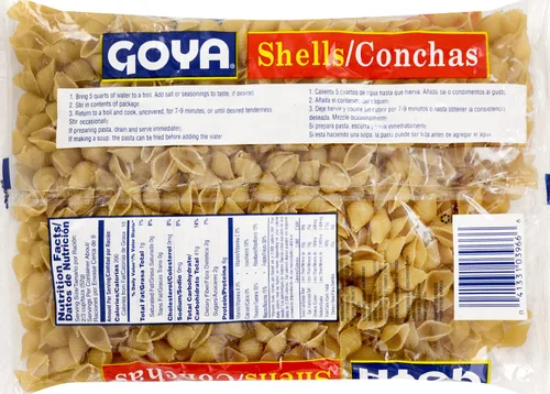 Vista 4 de Goya Foods Shells Pasta, 16 onzas (paquete de 20)