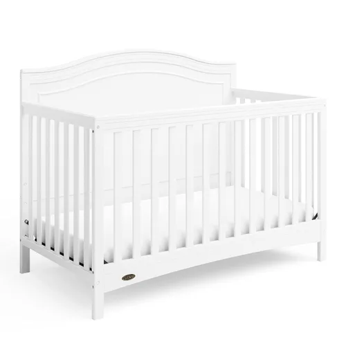 Vista 14 de Graco Paris 4 en 1 Cuna Convertible - Certificada GREENGUARD Gold, se convierte en cama infantil, diván y cama completa, se ajusta a colchón de cuna