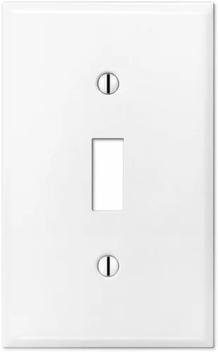 Vista 19 de Placa grande para interruptor de 1 banda, cubierta para caja eléctrica no utilizada, placa de pared en blanco de gran tamaño, placa de pared