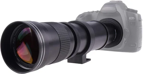 Vista 10 de Lente teleobjetivo zoom de 16.535-31.496 in F/8.3-16 con lente teleconvertidor de 2 X y anillo adaptador de montaje T2/T a PK para cámaras K-5 K-7