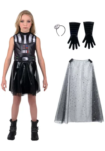 Vista 6 de Vestido de Disfraz de Darth Vader para Niña de Star Wars Multicolor