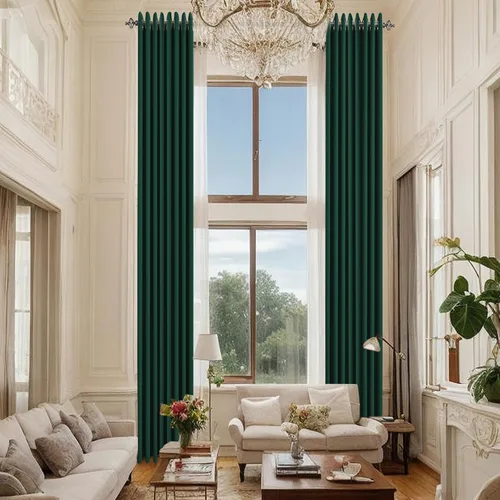 Vista 44 de Cortinas opacas para dormitorio, con aislamiento térmico y bloqueo de luz, para oscurecer la habitación, cortinas con ojales sólidos para ventana