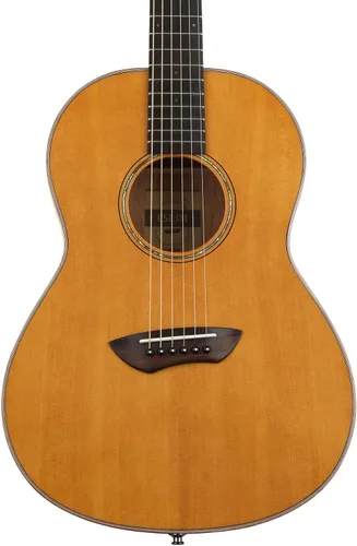 Vista 3 de Yamaha CSF3M TBS Guitarra Acústica All-Solid Tamaño Parlor, Old Violin Sunburst, Tobacco Brown Sunburst