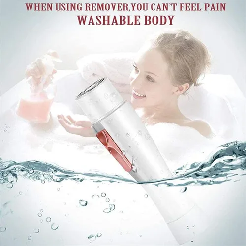 Vista 8 de Afeitadora de vello facial para mujeres, depilación sin dolor, depiladora eléctrica portátil para mejillas, barbilla, labio superior y brazos