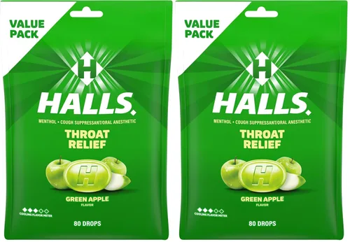 Vista 20 de HALLS Defense - Gotas de vitamina C cítricas surtidas, paquete económico, 80 gotas Gotas para la garganta, paquete económico